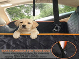 CARLA HOME Waterproof Dog Car Seat Cover Hammock - Black - Nylon - Dog Set Cover V178-36494
