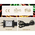 0.76M Christmas Lights 216 LED Bell Motif Light Decorations Jingle Jollys XMAS-MOT-D-BELL-MC