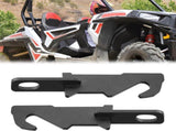 RZR Door Latch Black 3.5" Door Vent Extender Anti-Rust Easy Latches Lock Compatible with RZR XP V1188-WTJ-SJH-0426