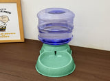 Green Automatic Pet Feeder and Drinker Combo for Cats and Small Dogs - 2 in 1 Detachable Design V888-ELOSUNG25100