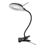 Clip On Magnifying Glass with Light Iron and PP Adjustable LED Magnifying Desk Lamp for Soldering V1294-YM0706-3117230248311