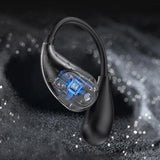 Wireless Open Ear Headphones Bluetooth 5.4 Stereo Sound Earphones with Charging Case Black V1263-JX-7110-2
