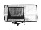 Silver AC Unit Cover Air Conditioner Unit Aluminum Foil Dustproof Rainproof Sunshield Cover V1294-YM0706-3117230150114