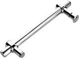 Metal Shower Glass Door Handle, Interior Shower Single Side Door Handle Grab Bar with Accessories V1188-ZC-DLL-641