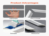 Wall Molding 3 Pack, Wainscoting Panels Kit, Lightweight Paintable Polystyrene, Easy to Install V952-QMSTJBYX2X1D4KCQL001V0