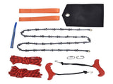 Hand Rope Chain Saw Efficient Both Sides Teeth Blades Folding Pocket Chainsaw for Tree Limb 53 Inch V1294-YM0523-3111220043511
