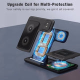 Multi-device 3-in-1 Foldable Wireless Charging Station iWatch Series 9 8 7 6 SE 5 4 3 2, Ultra V1105-YACDQ-002