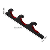 Black 3-tier Baseball Bat Wall Holder with Density Board for Display V1192-AZ-W-24836