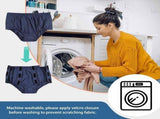 3 Pack Cotton Post Surgery Underwear for Women, Adaptive Underwear, Tear Away Underwear, Reusable V1192-AZ-W-28251