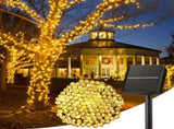 Solar String Lights Outdoor Waterproof, LED Outdoor Light Solar Fairy Lights with 8 Lighting V1107-124-81824-WAR4