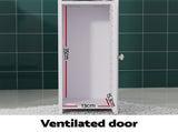 Artiss 2X Bathroom Cabinet Toilet Roll Holder 76cm DIY-BATH-LVD01-WHX2