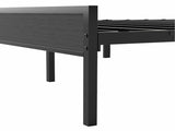 Levede Double Bed Frame Steel Base with Headboard Grey BF1082-D-DG-AU