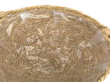 Natural Hanging Seagrass Plant Baskets Dural Layer Flower Planting Basket Holder Garden Decor V1294-YM0717-10126766