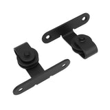 Mini Black Sliding Barn Door Hardware Roller Set Barn Door Lift Rail Accessories for Cabinet V1294-YM0901-3114230086611