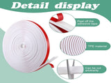 33 Ft Window Grille Inserts Grid Kit- TPE Self-Adhesive Peel and Stick Trim Molding- Flexible V1258-DP02-C-534