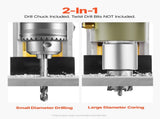 Magnetic Drill, 1400W Motor 1.6 in Boring Diameter, 2810 lbf Portable Electric Mag Drill Press, with V952-CLZJP11J40MMIQMACV3