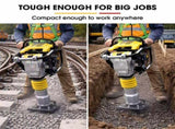 BAUMR-AG BRM-500 64KG Petrol Tamper Rammer Vibratory Plate Compactor, Lightweight, for Soil Sand V219-COMRMRBML5CA
