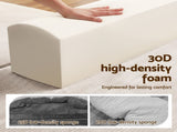 Artiss Convertible Folding Sofa Bed 30D High-Density Foam Boneless Couch with Corduroy Sleeper Couch SBED-E-FLD04-2S-BG