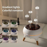 Jellyfish Aroma Diffuser Sound Pickup Diffuser Gradient Lighting Diffuser - White - Size 01 V1102-726-26804-WHT-01