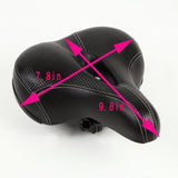 Black Bike Saddle Breathable and Comfortable for Distant Cycling V1192-AZ-W-32455