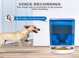 Smart Pet Feeder with WiFi and Button Control, 4L Automatic Cat and Dog Food Dispenser with V1341-ZY-68BVQU6H-GREY-BUTTONVERSION