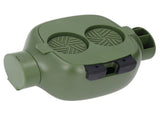 Mini Coffee Knock Box ABS Plastic Portable Coffee Ground Bin for Cafe Bar Kitchen Green V1294-YM0901-3118240172612