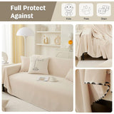 Stretch Sofa Cover Sofa Towel Decoration Universal Four Seasons Woven Sofa Towel Sofa Protector For V1188-MS-227-0785