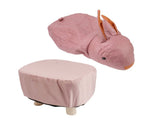 Cute Animal Footstool with Soft Padded Cushion and Prevent Slip Feet Small Footrest Stools for Kids V1294-YM0703-3116230004212