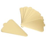 300pcs Triangular Mousse Cake Boards Cupcake Base Dessert Display Tray Cardboard Decoration Tools V1294-YM0901-3118200119411