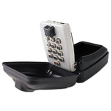 Key Lock Box, Wall Mounted Key Storage Box with 12-Digit Keyboard Combination, Resettable Code, V1192-AZ-W-16024