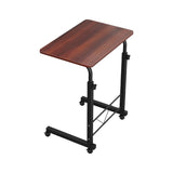 Artiss Laptop Desk Table Adjustable 60CM Dark Wood LA-DESK-60-DW