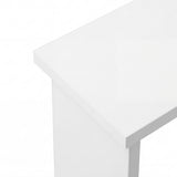 Levede Narrow End Table Modern Office Side Table Magazine Rack Bedside Storage NI1091-WH-AU