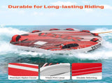 Towable Tube for Boating, 3 Riders Inflatable Boat Tubes ands, 231 kg Capacity Water Sport V952-CQTL3PDDX3RH9FY22001V0