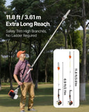 Gas Pole Saw, 43CC 2 Stroke Gas Powered Pole Saws 25.4 cm Cutting Bar, Cordless Tree Trimmer V952-ECCYJCS10INCBN4B0002V0