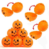 24pcs Pumpkin Box,Desktop Decor Party Container Pumpkin Decor Mini Pumpkin Bucket Plastic Pumpkin V1369-AZ3-W-21087