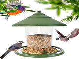 Bird feeder house, hanging food dispenser for wilds, hanging feeding station to hang up, V1259-DP01-A-1666