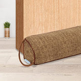 Weighted Door Draft Stopper Triangular Under-Door Gap Filler for Gaps up to 3", Wind Noise V1107-125-25434-BLK-36IN