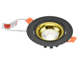 LED Downlight Aluminum Adjustable Angle Dustproof Ceiling Embedded Spotlight for Living Room Bedroom V1294-YM0715-3119210294811