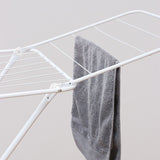 Large Double-Wing Floor-Standing Folding Clothes Drying Rack-White V1161-108202