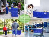 CARLA HOME 12-Pack Large Moving Storage Bags with Zippers & Handles with 95 Liters Capacity for LSB-36345