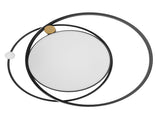 Modern LED Ceiling Light Dimmable Flush Mount Ceiling Lamp with Remote Control for Bedroom Living V1294-YM0901-3119250024612