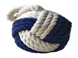 Crashproof Door Stopper, Hand-woven Rope Ball, Solid Heavy Weight for Stability, Home and Restaurant V1370-AZ4-13974