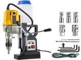 Magnetic Drill, 1100W 1.57" Boring Diameter, 2697lbf/12000N Portable Electric Mag Drill Press with 7 V952-JBLJC6PCS220VYTT5V3