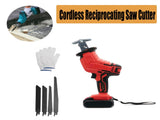 Red Cordless Electric Reciprocating Saw Cutter w Blades For Makita Battery V201-FDZ0030RE8AU