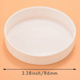 White Plastic Wide-Mouth Jar Replacement Lids 16 Pack Airtight Canning Container Cover V1369-AZ3-W-14805