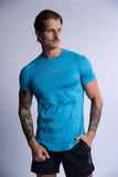 HARD HITTERS PRO-TECH PERFORMANCE TEE MYKONOS BLUE MEDIUM V697-PRO-TECH-PERFORMANCE-TEE-MYKONOS-BLUE-MEDIUM