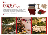 1 Set Holiday Burlap Treat Bags Advent Calendar Bags Imitation Linen Gift Holding Families Christmas V1370-AZ4-11520