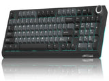 Solakaka Ki99pro 3Mode RGB Mechanical Keyboard, GrayBlue V1300-KI99PRO-GRA-BLUE