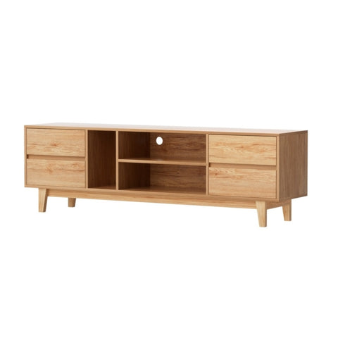 Artiss Entertainment Unit Stand TV Cabinet Storage Drawer Shelf 180cm Wooden FURNI-Q-CT01-TV180-WD-AB