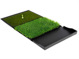 Centra Golf Hitting Mat Practice Dual Turf with Rubber Base Indoor Outdoor Green SP1127-AU